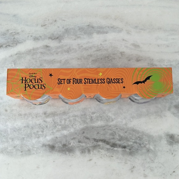 Disney Hocus Pocus Set of 4 Stemless Glasses NWT - Picture 11 of 11